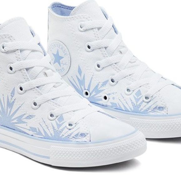 Converse x Frozen 2 Kids High Top 'Elsa' - Picture 1 of 5
